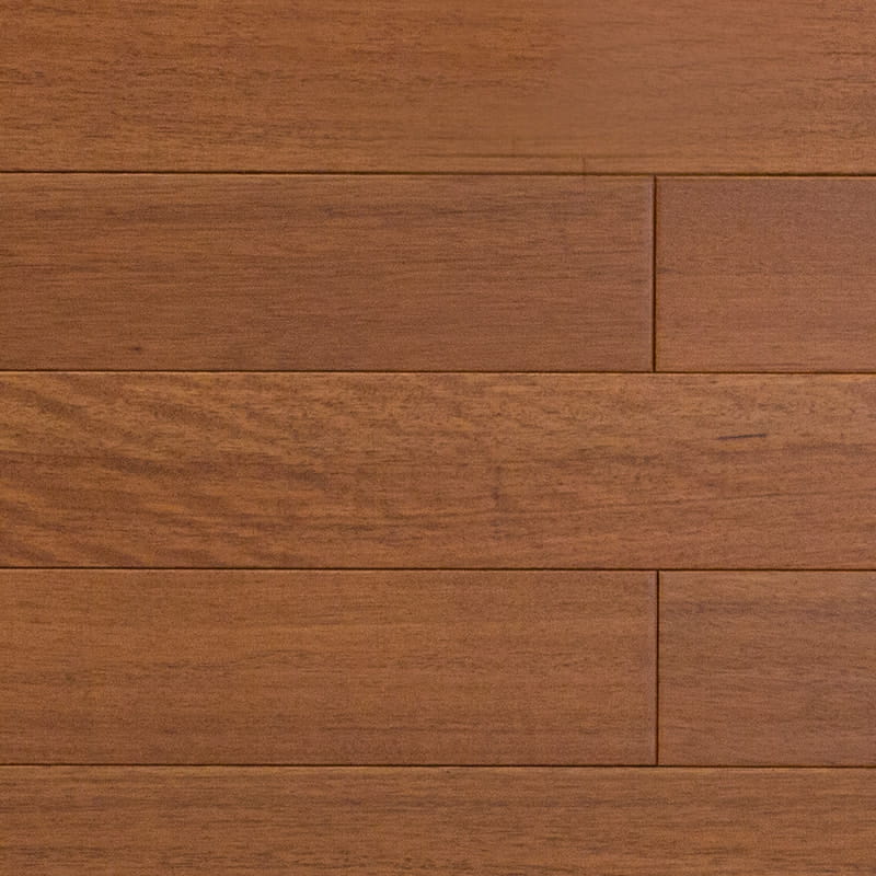 Parquet en bois massif Kasai noyer marron foncé mat
