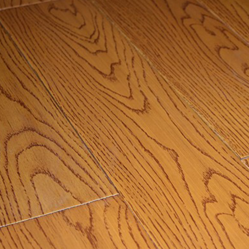 Parquet en bois massif à grain vieilli marron jaune Kasai