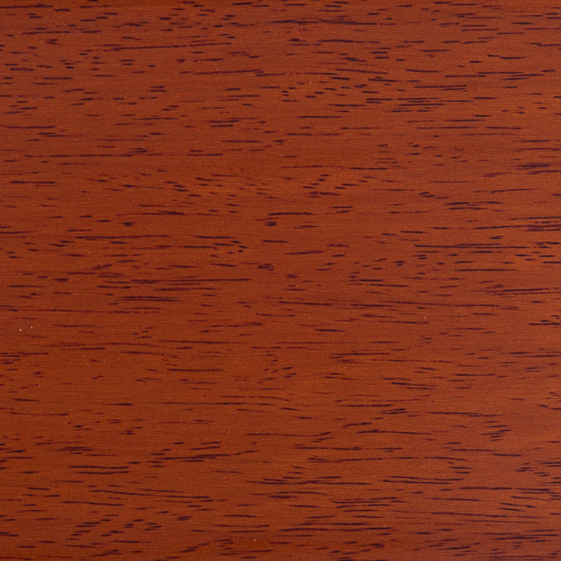 Parquet en bois massif haute brillance Padouk rouge brun
