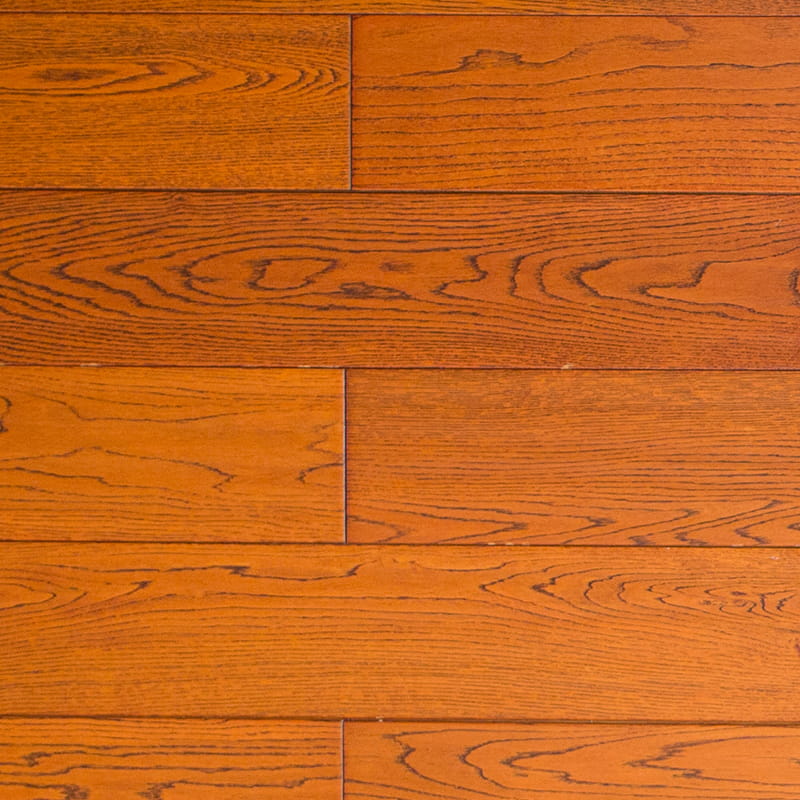 Parquet Bois Massif Vintage Chêne Brun Foncé
