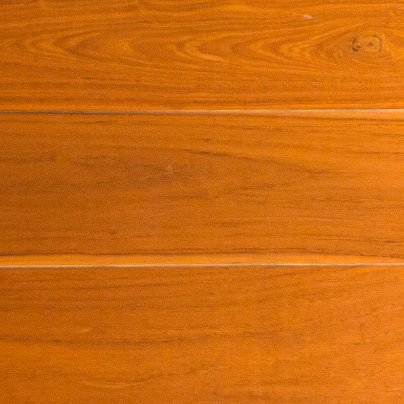 Teck brunâtre - beige Main - gratté Click Parquet Massif