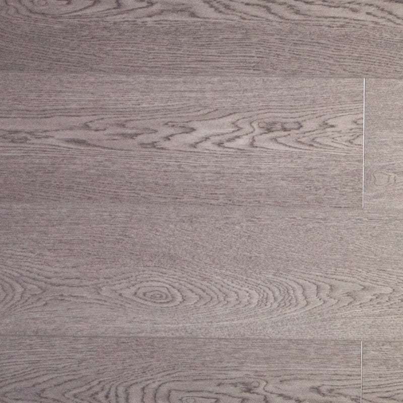 Parquet multicouche en bois d'ingénierie Click brossé en chêne gris clair
