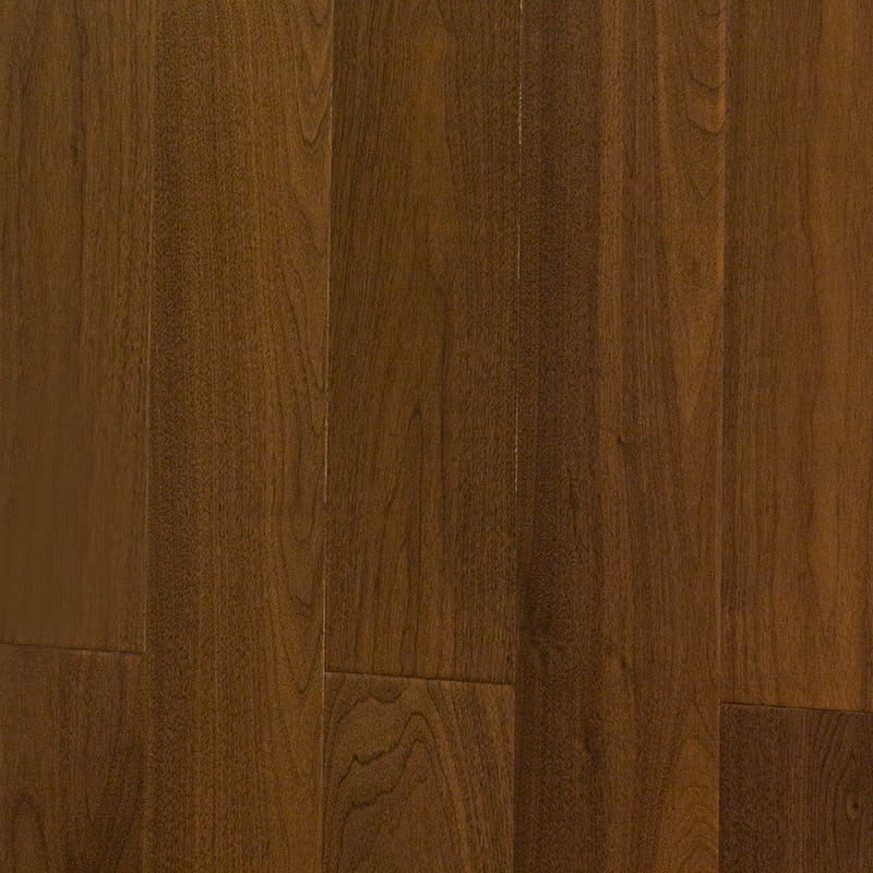 Parquet multicouche en bois d'ingénierie Click brossé noyer foncé café