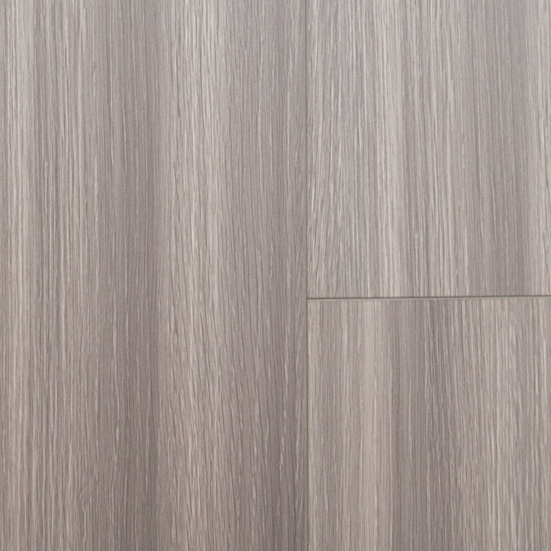 Plancher en bois d'ingénierie Click à surface lisse gris argent frêne 3 couches