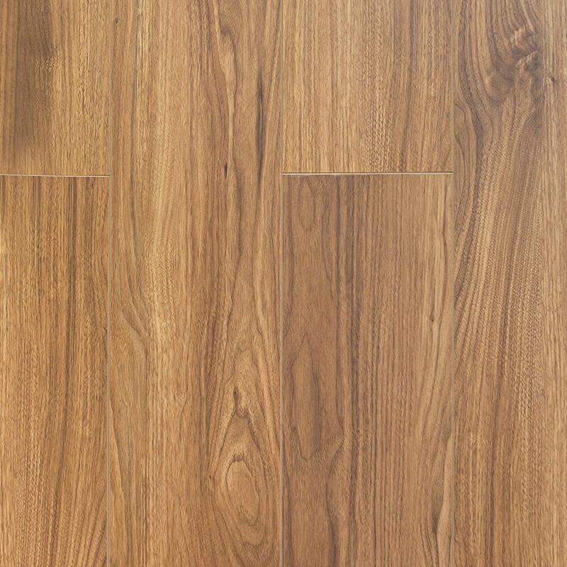Plancher en bois d'ingénierie DIV à noyau épais à 3 couches, brun foncé, grain de montagne