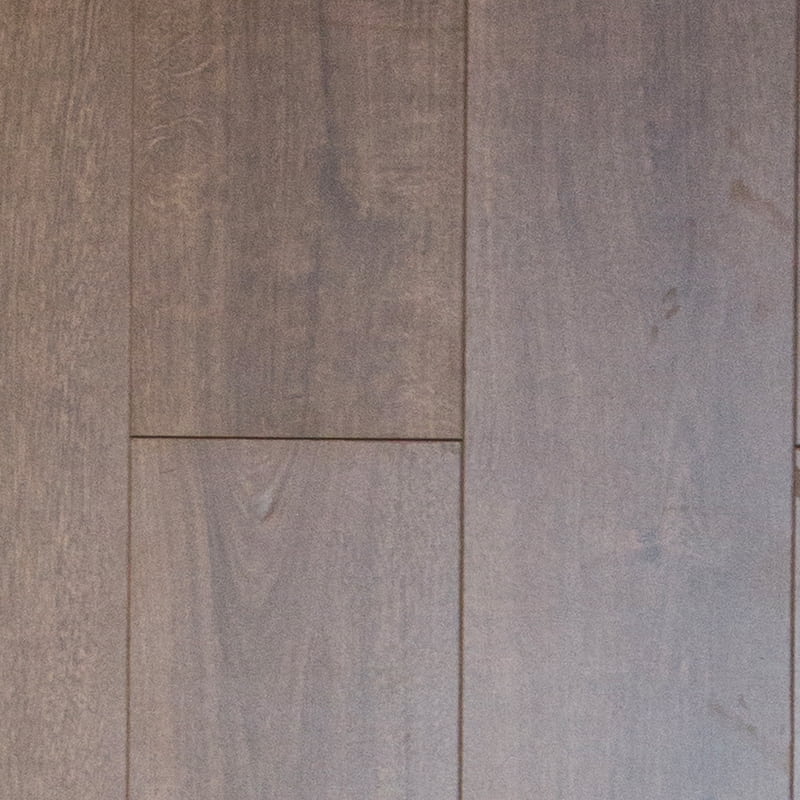 Parquet en bois d'ingénierie Click, 3 couches, ton gris clair, surface à grain naturel