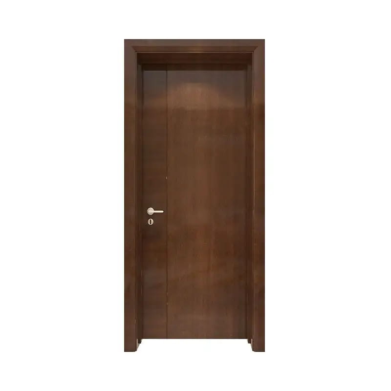 Porte en placage naturel noyer chaud