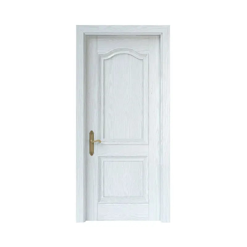 Porte en placage de chêne blanc perle