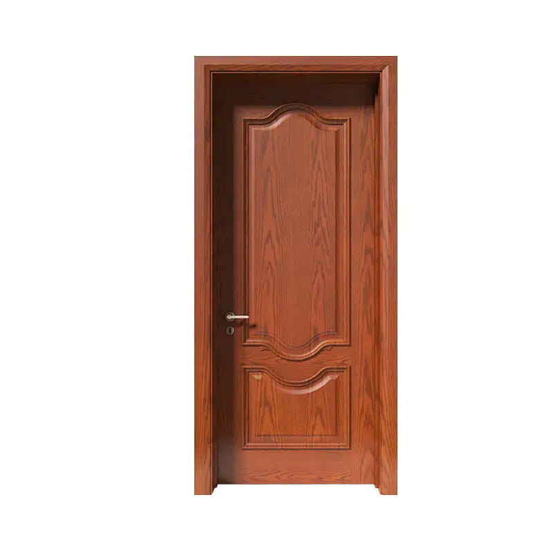 Porte en placage de chêne cerisier chaleureux
