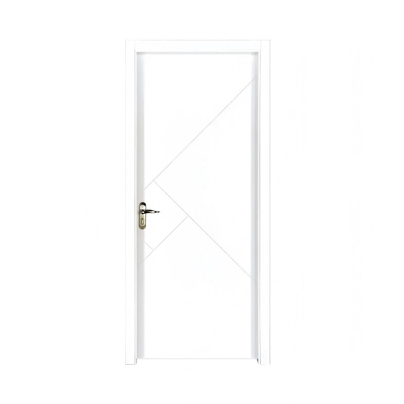 Porte en placage d'érable blanc pur