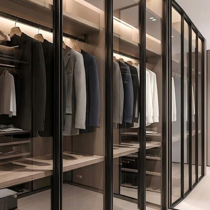 Dressing panoramique sur mesure Bvlgari Dark Obsidian